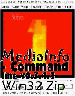 Box art for MediaInfo - Command line v0.7.4.3 Win32 Zip