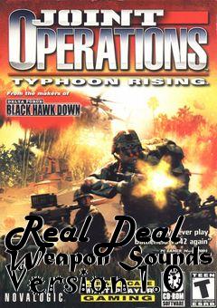 Box art for Real Deal Weapon Sounds Version 1.0