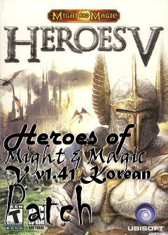 Box art for Heroes of Might & Magic V v1.41 Korean Patch