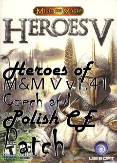 Box art for Heroes of M&M V v1.41 Czech and Polish CE Patch