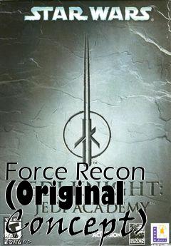 Box art for Force Recon (Original Concept)