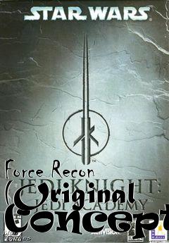 Box art for Force Recon (Original Concept)