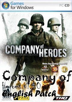 Box art for Company of Heroes v1.40 English Patch