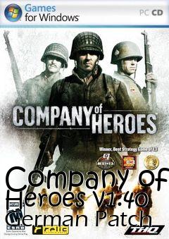 Box art for Company of Heroes v1.40 German Patch