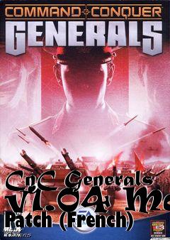 Box art for CnC Generals v1.04 Mac Patch (French)