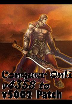 Box art for Conquer Online v4358 to v5002 Patch