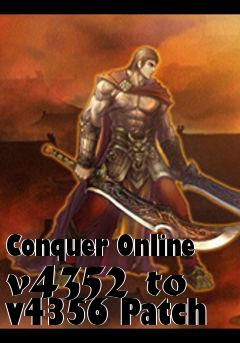 Box art for Conquer Online v4352 to v4356 Patch