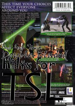 Box art for Qui-Gon Style Double-Bladed Hilts for TSL