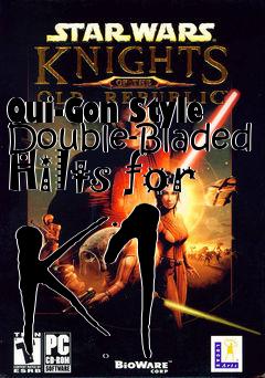 Box art for Qui-Gon Style Double-Bladed Hilts for K1