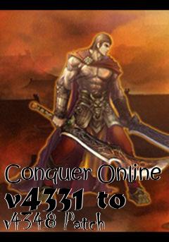 Box art for Conquer Online v4331 to v4348 Patch