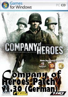Box art for Company of Heroes Patch v1.30 (German)
