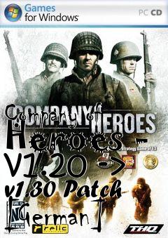 Box art for Company of Heroes - v1.20 -> v1.30 Patch [German]