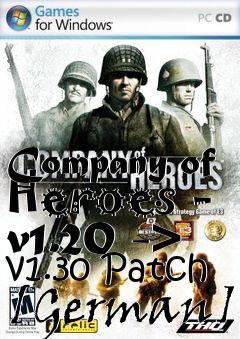 Box art for Company of Heroes - v1.20 -> v1.30 Patch [German]