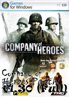 Box art for Company of Heroes Patch v1.30 (Full)