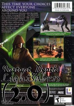 Box art for Instant Death Lightsabers (2.0)