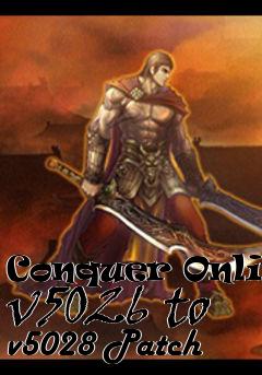 Box art for Conquer Online v5026 to v5028 Patch