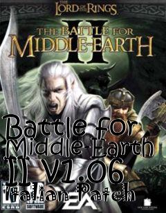 Box art for Battle for Middle-Earth II v1.06 Italian Patch