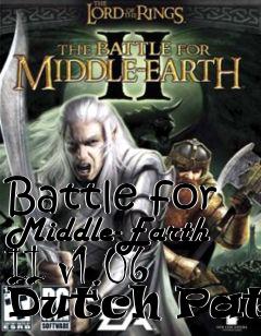 Box art for Battle for Middle-Earth II v1.06 Dutch Patch