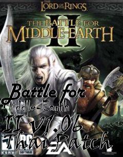 Box art for Battle for Middle-Earth II v1.06 Thai Patch