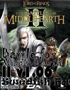 Box art for Battle for Middle-Earth II v1.06 Swedish Patch