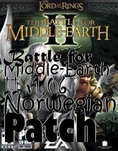 Box art for Battle for Middle-Earth II v1.06 Norwegian Patch