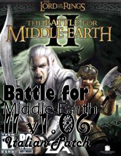 Box art for Battle for Middle-Earth II v1.06 Italian Patch