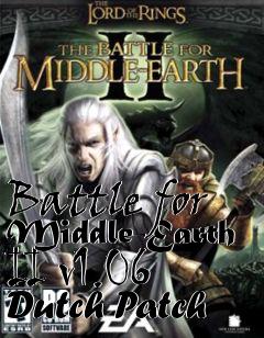 Box art for Battle for Middle-Earth II v1.06 Dutch Patch