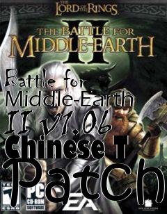 Box art for Battle for Middle-Earth II v1.06 Chinese T Patch