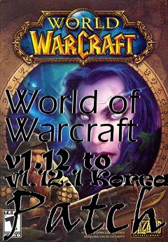 Box art for World of Warcraft v1.12 to v1.12.1 Korean Patch