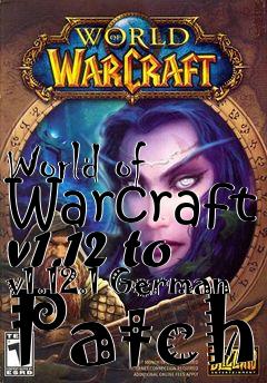 Box art for World of Warcraft v1.12 to v1.12.1 German Patch