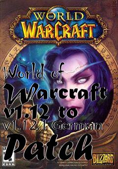 Box art for World of Warcraft v1.12 to v1.12.1 German Patch