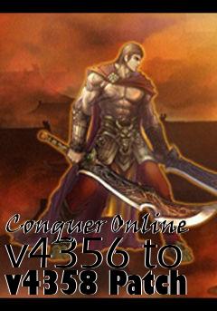 Box art for Conquer Online v4356 to v4358 Patch