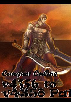 Box art for Conquer Online v4356 to v4358 Patch