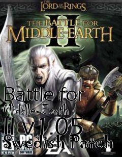 Box art for Battle for Middle-Earth II v1.05 Swedish Patch