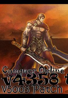 Box art for Conquer Online v4358 to v5003 Patch