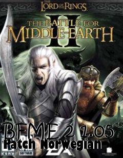 Box art for BFME 2 1.05 Patch Norwegian