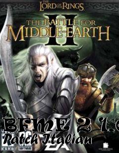 Box art for BFME 2 1.05 Patch Italian