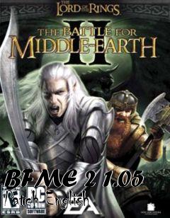 Box art for BFME 2 1.05 Patch English