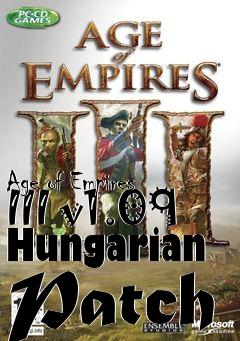 Box art for Age of Empires III v1.09 Hungarian Patch