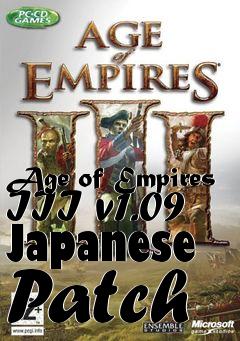 Box art for Age of Empires III v1.09 Japanese Patch