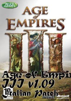 Box art for Age of Empires III v1.09 Italian Patch