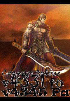 Box art for Conquer Online v4331 to v4345 Patch