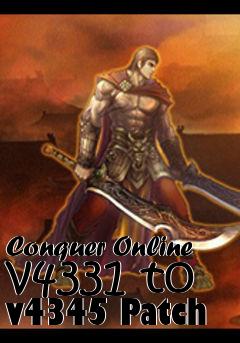 Box art for Conquer Online v4331 to v4345 Patch