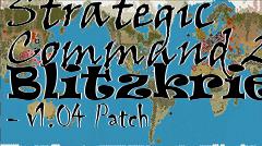 Box art for Strategic Command 2 Blitzkrieg - v1.04 Patch