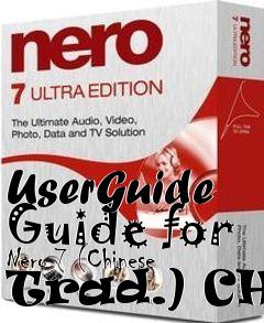 Box art for UserGuide Guide for Nero 7 (Chinese Trad.) CHM