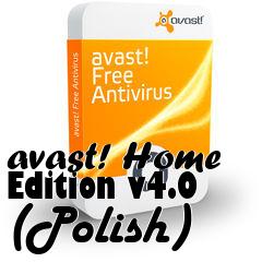 Box art for avast! Home Edition v4.0 (Polish)