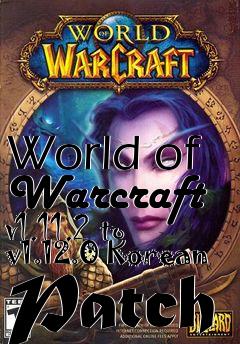 Box art for World of Warcraft v1.11.2 to v1.12.0 Korean Patch