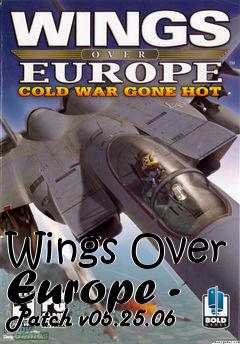 Box art for Wings Over Europe - Patch v05.25.06