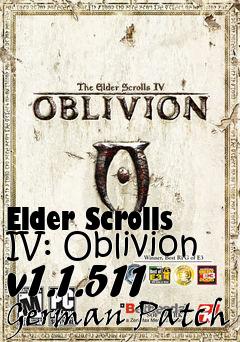 Box art for Elder Scrolls IV: Oblivion v1.1.511 German Patch