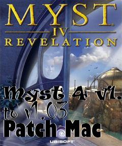 Box art for Myst 4 v1.00 to v1.03 Patch Mac